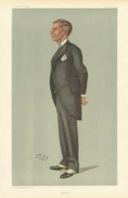 VANITY FAIR SPY CARTOON Sir Ernest Mason Satow 'Peking'. Diplomat. Japan 1903