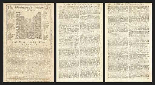 Report of the First Fleet of colonists' arrival at Botany Bay, Australia 1789