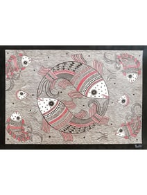 Madhubani Fish Painting | Fineliners On Paper | By Ruchi