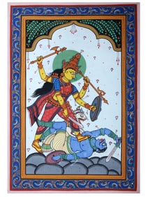 Goddess Durga Patachitra