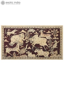 Wildlife Kalamkari Painting | Kalamkari Painting
