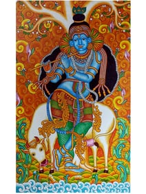 Venugopala Krishna | Acrylic on Canvas Painting by Arun Kumar