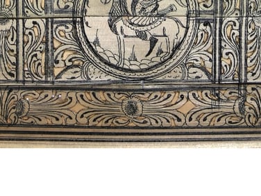 Gautam Buddha with Lord Vishnu's Dashavatara