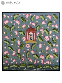 A Divine Tapestry: Unveiling the Lakshmi Narayan Pichwai  This exquisite Lakshmi Narayan Pichwai