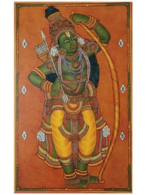 Lord Shri Ram | Acrylic on Canvas | By Anandu