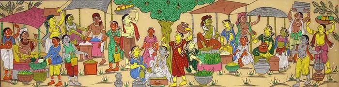 A Village Market of Orissa (Haat)