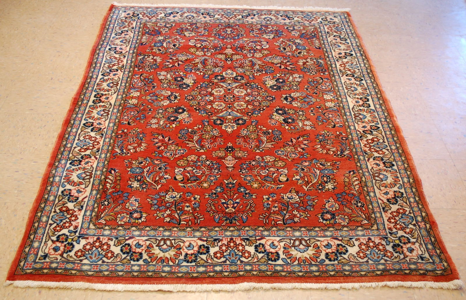 PERSIAN SARUK RUG 4.7x7.4 (1 of 11)