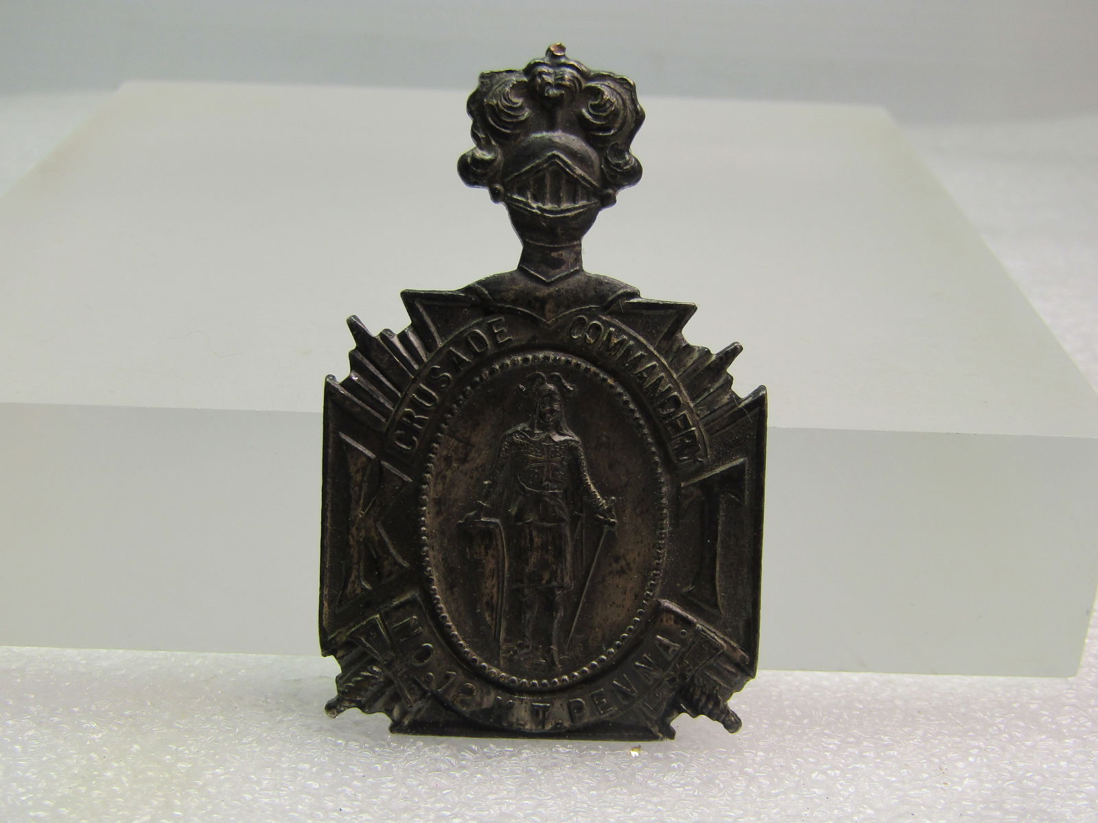 Vintage Knight's Templar Crussand Commander, Penna Medal, Pre Mid-Century, Signed (1 of 5)