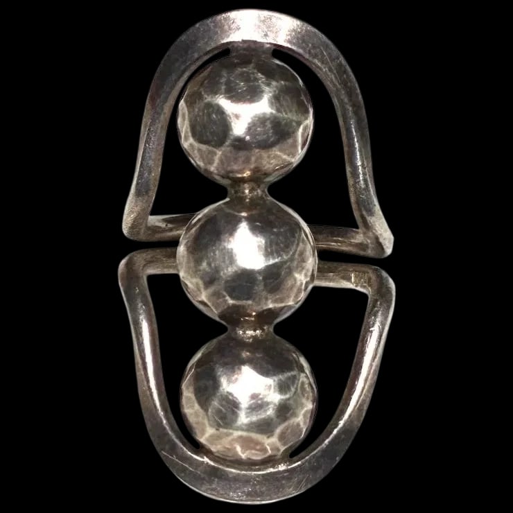 Estate Sterling Silver Modernist Ring (1 of 6)