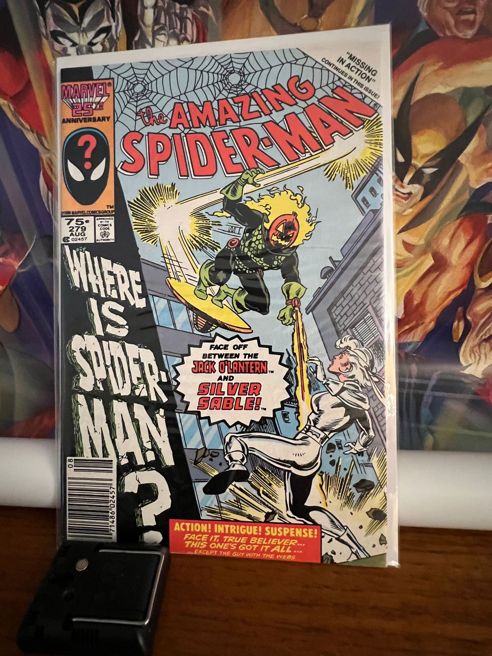 Amazing Spiderman 279: Title: Amazing Spiderman 279 Description: Where is Spiderman Date: 1986 Additional Information: Marvel Comics Reserve: $6.00 Shipping: Domestic: Shipping rates are determined by destination Internatio