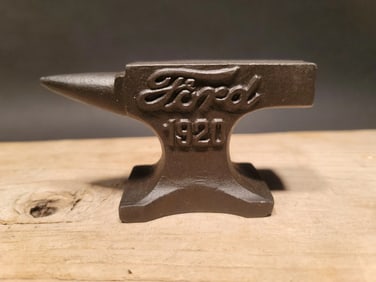 Cast Iron Ford Miniature Anvil