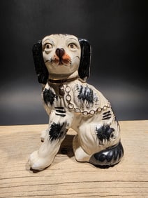 8" Staffordshire Spaniel Dog Figurine
