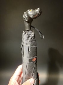 11 1/2" Black Lab Dog Head Umbrella