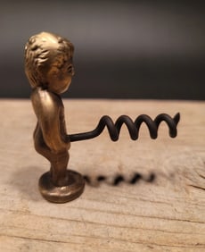 Boy Brass & Iron Corkscrew