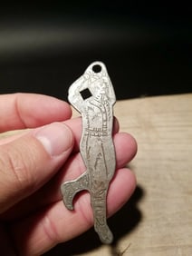 Cola Baseball Pitcher Player Bottle Opener