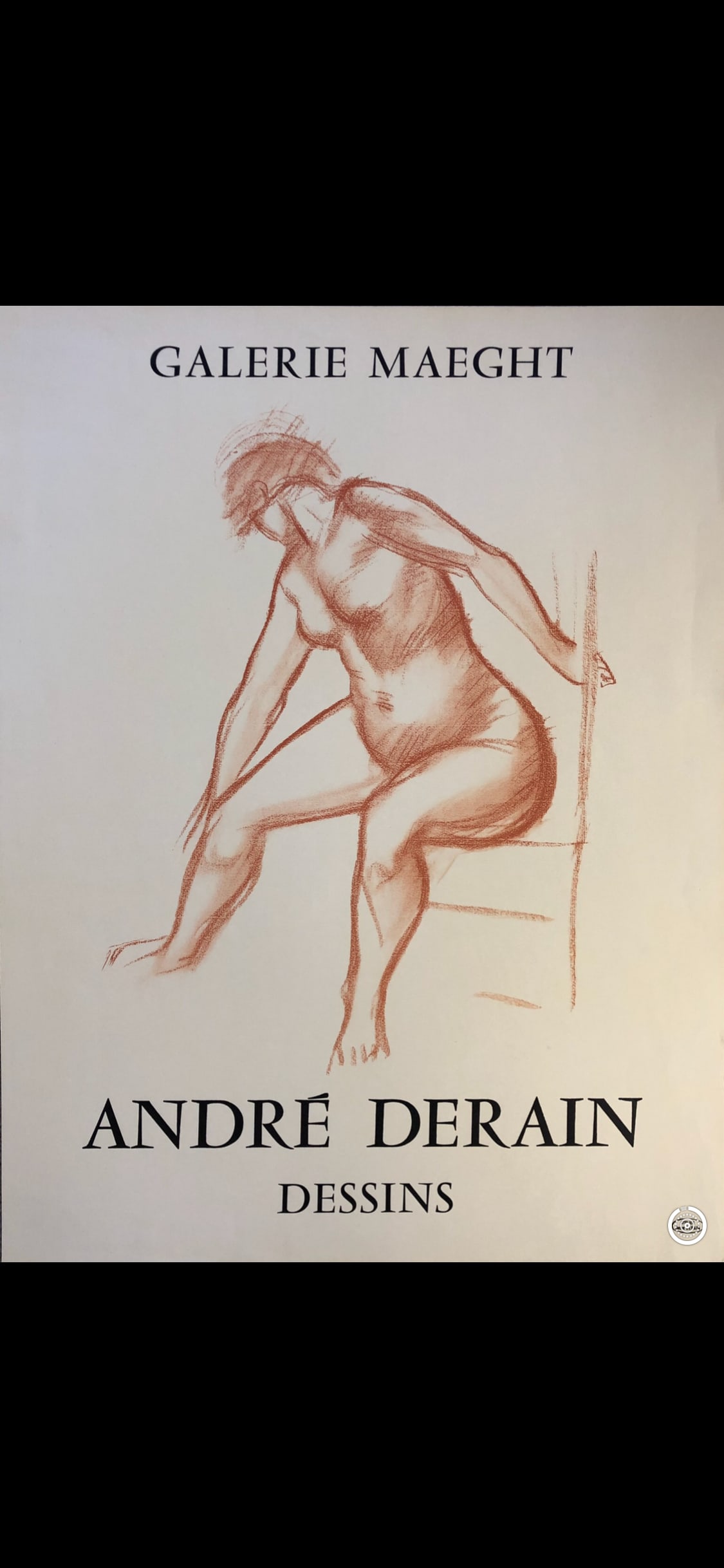 Andre Derain - Galerie Maeght - Lithograph: Andre Derain(1880-1954) - Dessins Galerie Maeght lower right: Atelier Amore Derain 25 1/2 x 18 1/2" French artist , sculptor. Co founder Fauvism with Matisse Please note that this lot has a confidenti