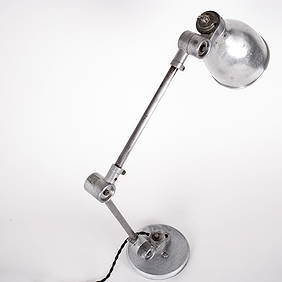 SANFIL FRENCH INDUSTRIAL MODERNIST TASK LAMP Original socket 1950 (1 of 5)