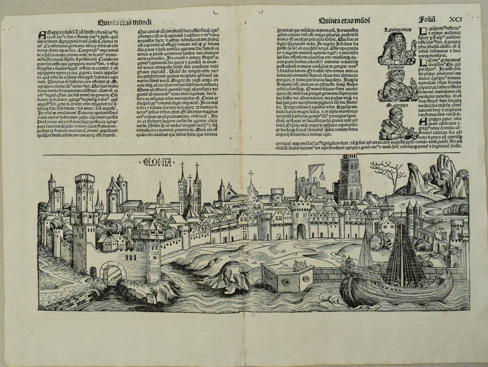 1493 Schedel View of Cologne -- Colonia (1 of 1)