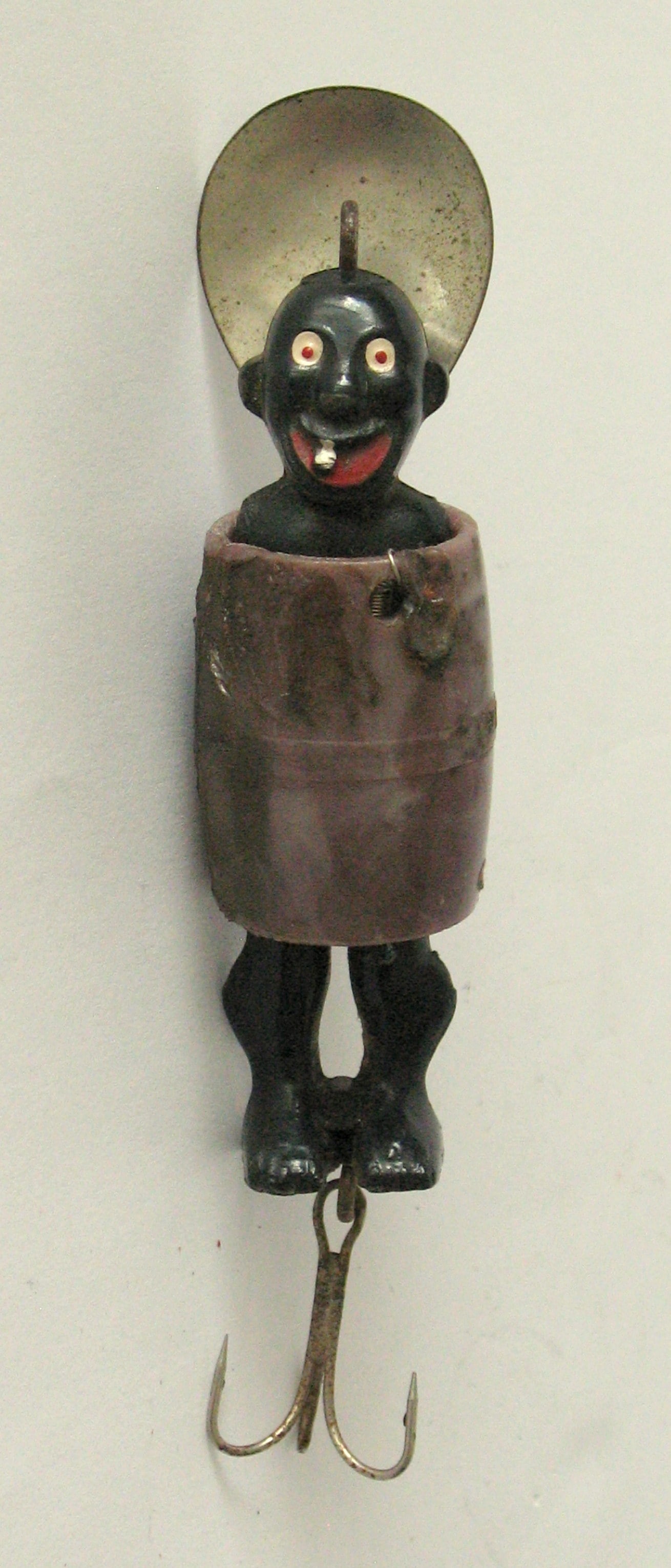 Vintage plastic pornographic black man fishing lure. (1 of 6)