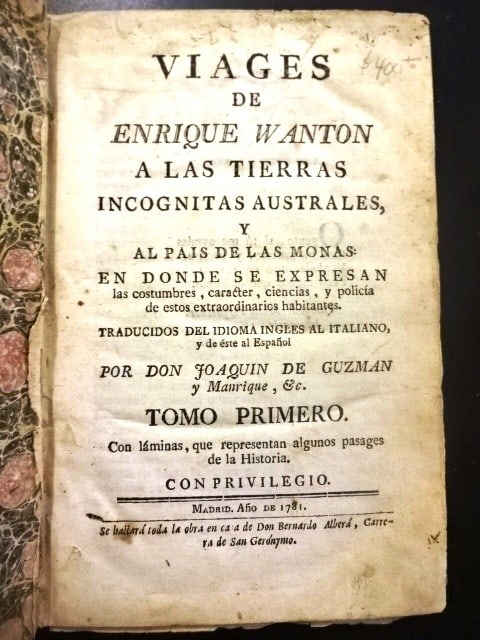 1781 Viages de Enrique Wanton Travels Australes (1 of 5)