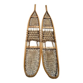 Vintage 1940's Wood Snow Shoes-A Pair