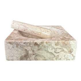 1960s Marble Mortar and Pestle