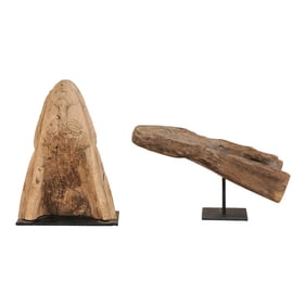 Mid 20th Century Catfish Head Boat Prows - A Pair