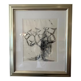 Monochromatic Harry Bertoia Print