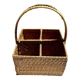 Woven Rattan/Bamboo Utensil Holder