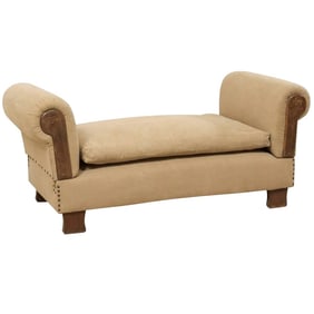 French Lit De Jour (Daybed) Circa 1920s-1930s With Nice Rounded Arms