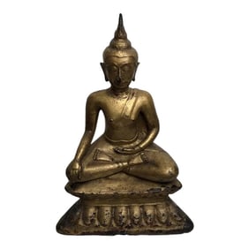 15/16th Century Bronze Guild Thai Buddha