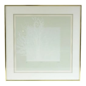 Late 20th Century Winter Lithograph Signed