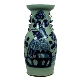 Chinese Large Blue and White Antique Porcelain Vase