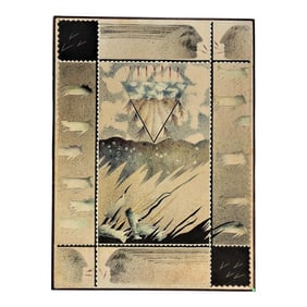 Very Large Late 20th Century American Indian Original Textile Piece by Artist Dana Boussard Shaw