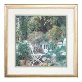 Watercolor Painting 1995 Signed on the Bottom, Framed