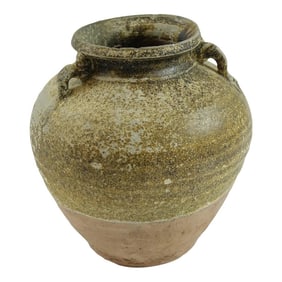 Antique American 19th Century Pottery Vase