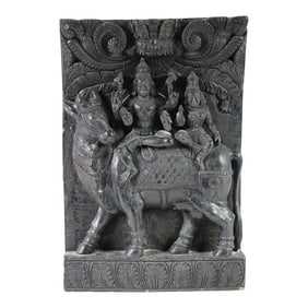 Early 20th Century Southeast Asian Heavy Wooden Sculpture