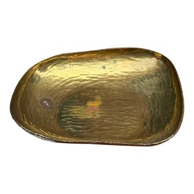 1970s West Berlin Brass Oblong Catchall
