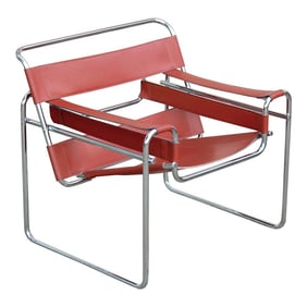 Italian-Made Armchair Inspired by Marcel Breuer's Iconic Wassily Design, 1960s
