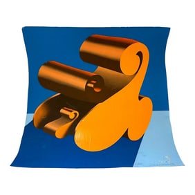 Jack Brusca Letter A. Pop Art Screen Print Signed