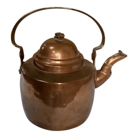 Early 20th Century Swedish Copper Water Kettle