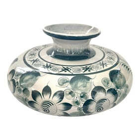 Vintage Ceramica Artistica "Gomez" Green Vase