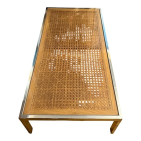 Vintage Milo Baughman Style Coffee Table