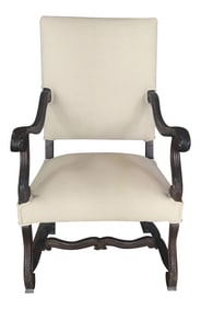 19th Century French Walnut Louis XV Armchair