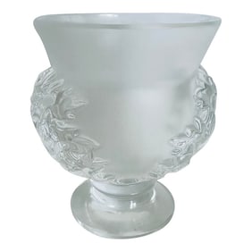 Lalique Crystal Saint Cloud Bud Vase