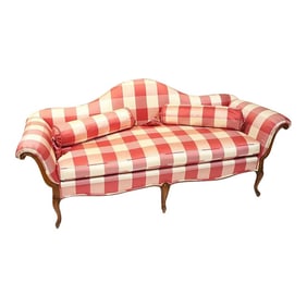 Early 1900s Italian Venetian Style Camel Back Sofa, Love Seat