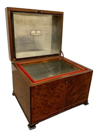 Alfred Dunhill of London Early 20th C. Large Cigar Humidor Box