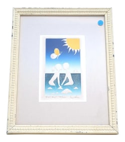 20th Century Vintage Color Intaglio Etching