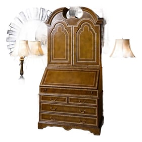 Maitland-Smith Secretary With Broken Pediment