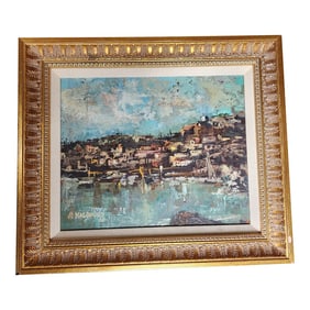 Vintage Impasto Painting by Mac Donald